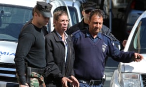 Seif Eldin Mustafa is taken to a court in Larnaca.