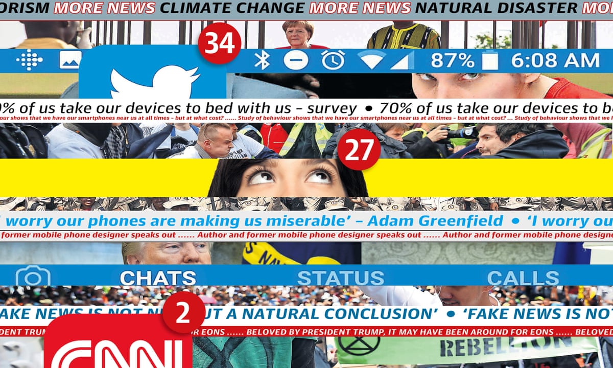 How The News Took Over Reality Uk News The Guardian