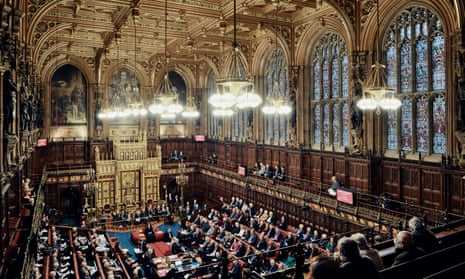 The House of Lords, where peers are today debating the article 50 bill.