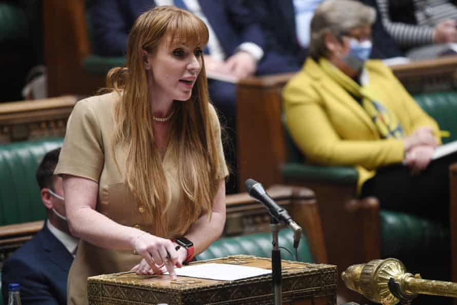 Angela Rayner in the Common yesterday.