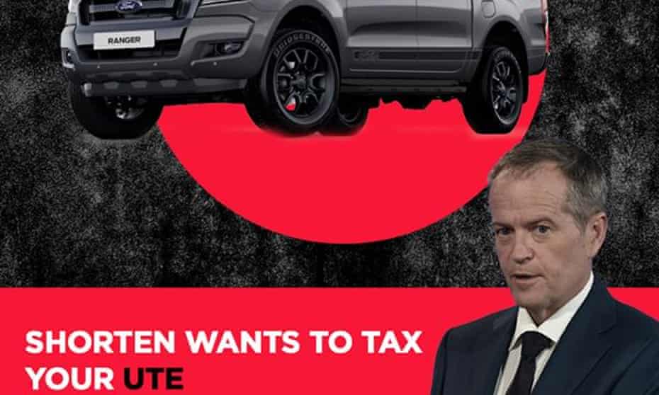 Facebook ads posted by the Liberal party falsely claim Bill Shorten wants to tax popular car brands