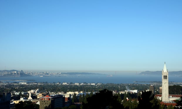 The view of the Bay from the Berkeley Hills. 