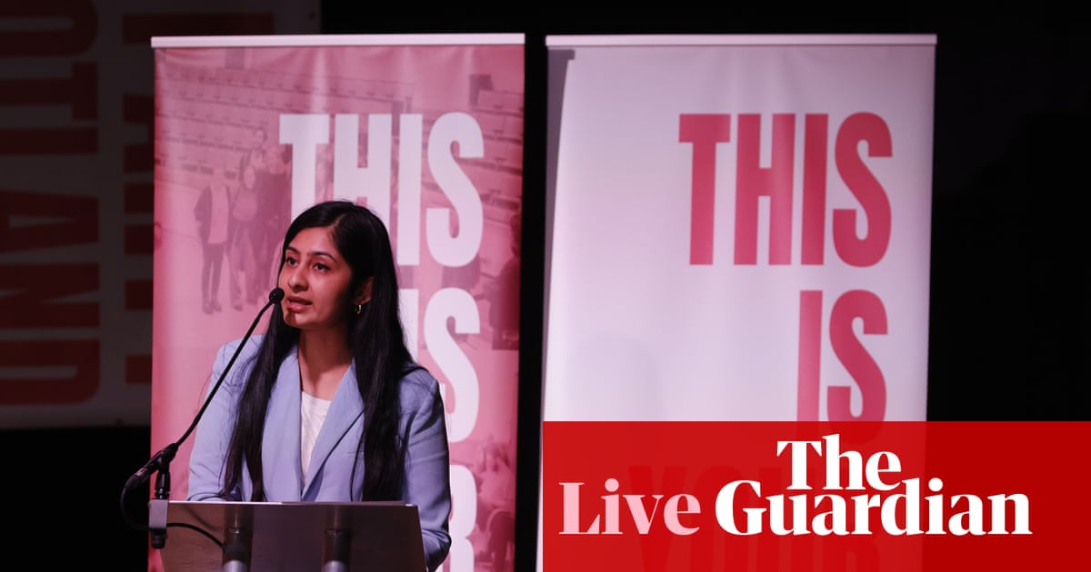 Group backing Zarah Sultana calls for ‘no more witch-hunts’ in Your Party – UK politics live