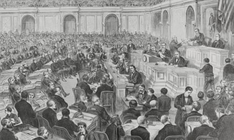 In the 1876 presidential election, the electoral counts from three states were in dispute, creating a stalemate that took weeks to resolve.
