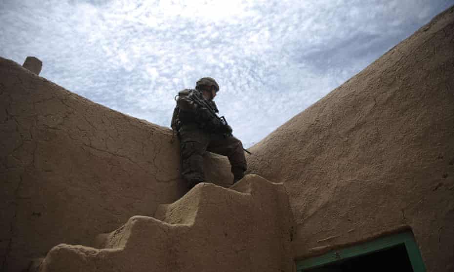 A US solider in Kandahar province. More than 2,300 have been killed, and 20,000 wounded in Afghanistan.