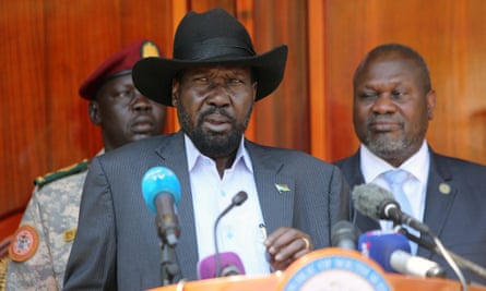 South Sudanese president Salva Kiir in 2020