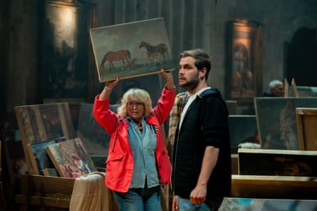 Fiona alongside Adam in The Traitors.