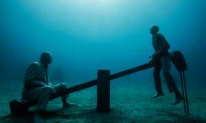 A sculpture by Jason deCaires Taylor