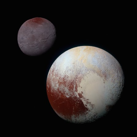 An ocean could explain why Sputnik Planitia - the left lobe of the bright heart-shaped expanse on the dwarf planet’s surface - lies near Pluto’s equator, facing away from Pluto’s largest moon.