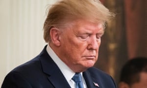 Donald Trump at the White House in Washington DC on 30 October 2019.