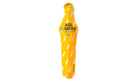An Ass Saver Regular Rear Mudguard in Bold Rain Yellow