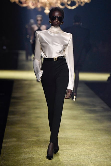 Look sharp! Shoulder pads and spikes are back as Paris calls time