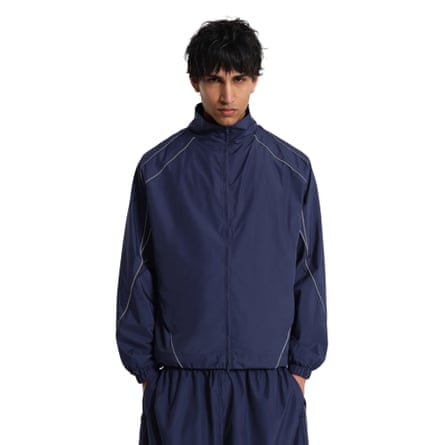 Jaded London Navy Vapor Tracksuit Top