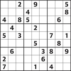 sudoku 4123 hard life and style the guardian