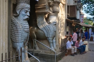 A Parsi fire temple in the Fort district of Mumbai, India.