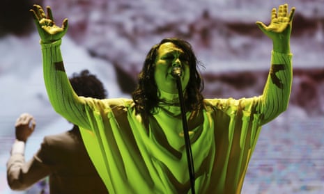 Anohni performing at Primavera Sound music festival in Spain.