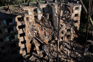 bombed out buildings