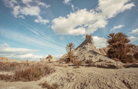The Tabernas desert in Spain.