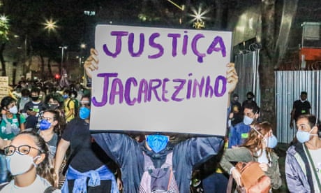 Protesters in Rio