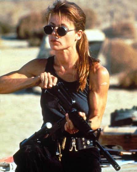 Uninterested in pleasing anyone … Linda Hamilton in Terminator 2.