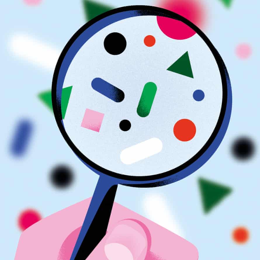 Illustration of magnifying glass