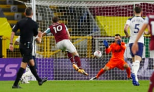Barnes’ goal is disallowed.