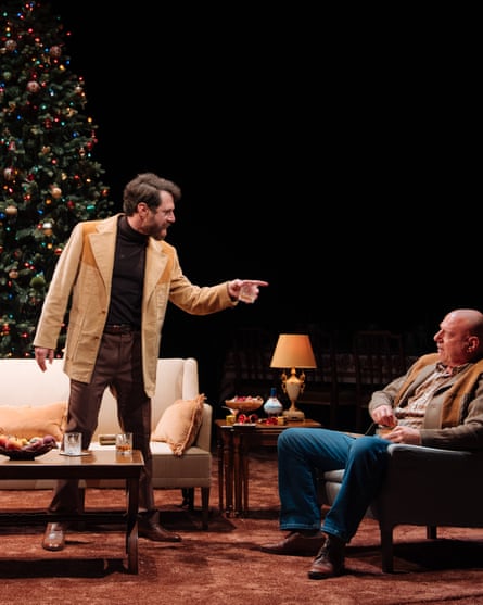 Daniel Abelson as Ben and David Kennedy as Mort in The Assembled Parties at Hampstead theatre.