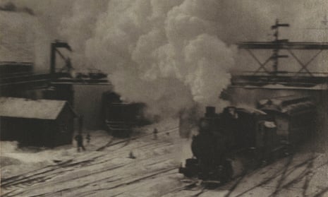 A steam train from The New York Central Yards, 1904, by Alfred Stieglitz