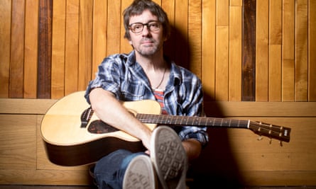 English musician Graham Coxon, photographed at Konk Studios in north London. 22 August 2018.