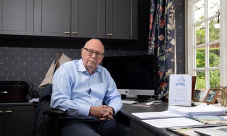 Alan Brookes in his office