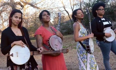 Left to right: Rhiannon Giddens, Leyla McCalla, Allison Russell and Amythyst Kiah … Our Native Daughters