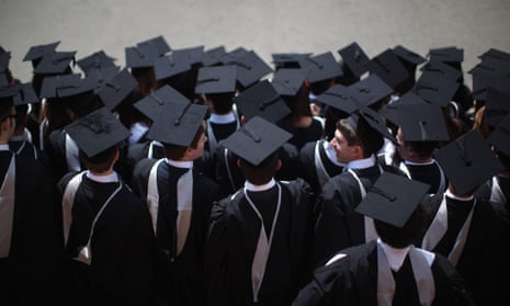 Graduating students at the University of Birmingham. 