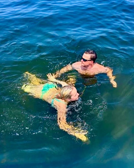 ‘The ocean is not your territory – the shark was following its instincts’ … exactly a year after the attack, Addison and Rhett went back to swim in the same spot.