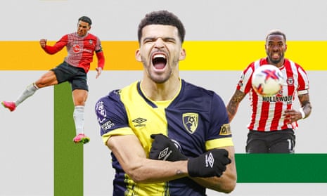From left: Ché Adams, Dominic Solanke and Ivan Toney