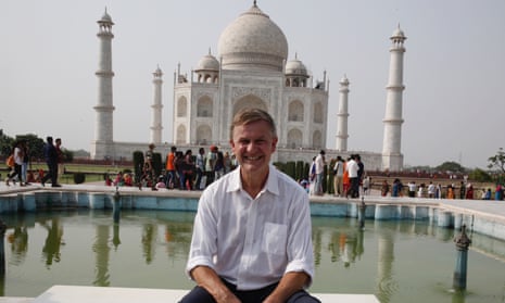 Head of UN Environment Erik Solheim visits the Taj Mahal in Agra for World Environment Day