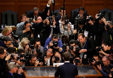 Facebook’s Mark Zuckerberg arrives to testify before a US Senate hearing on Capitol Hill in Washington