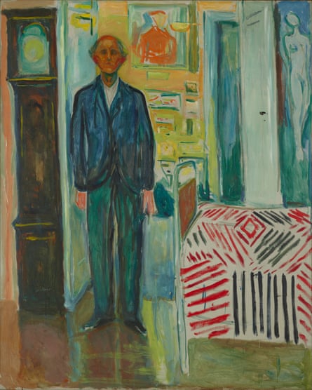 The full Munch self-portrait.