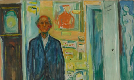 Mortal preoccupations … Edvard Munch’s Self-Portrait Between the Clock and the Bed (1940-3).
