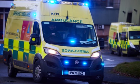 Ambulance in Manchester