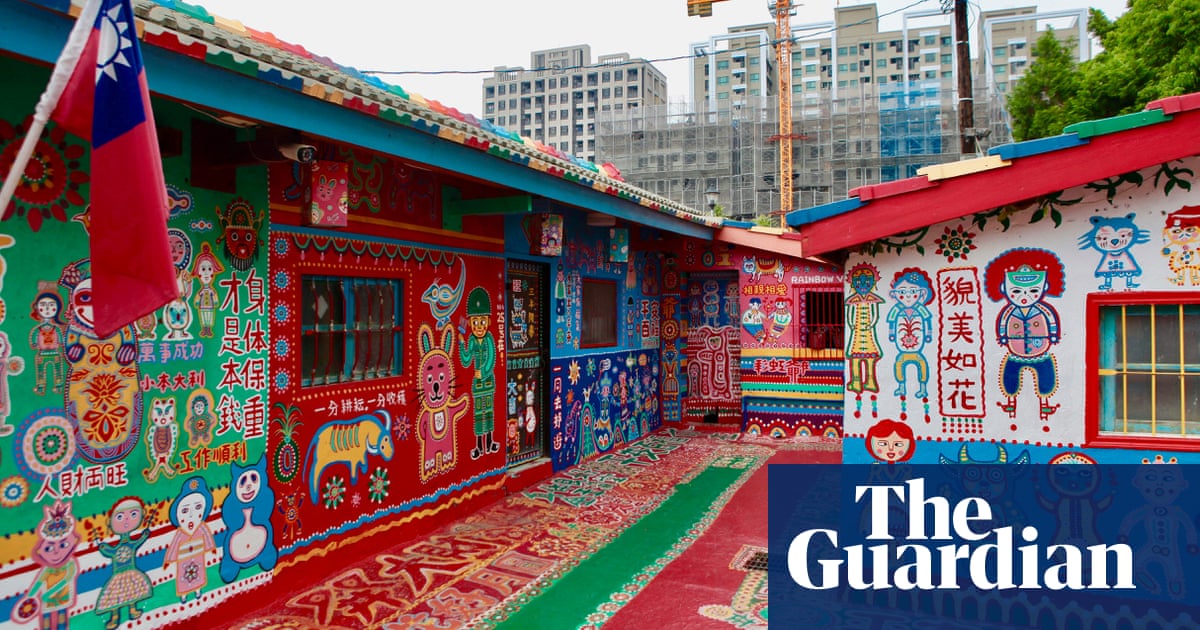 Taiwan’s Rainbow Village defaced after operators told to move out