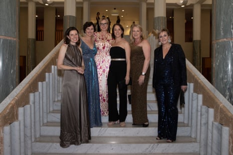 Allegra Spender, Kate Chaney, Zoe Daniel, Sophie Scamps, Kylea Tink and Zali Steggall