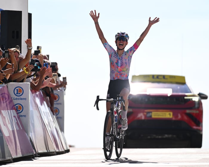 Tour de France Femmes 2026: Kasia Niewiadoma wins on Mont Ventoux and takes yellow – live — image supplied by The Guardian Sport's feed