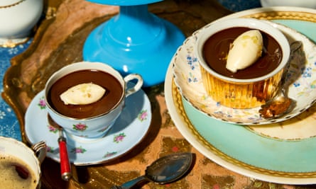 Chocolate pots.