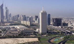 The Dubai World Trade Centre in 1999.