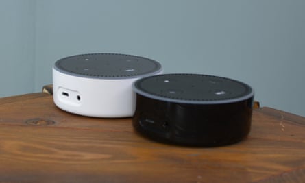 Amazon’s Echo Dot voice controllers.