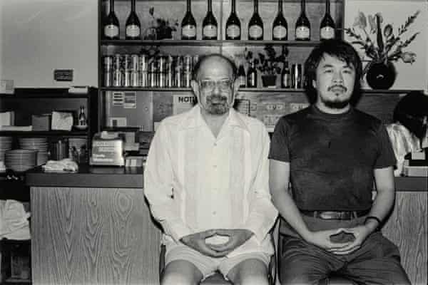 Allen Ginsberg and Ai Weiwei in New York, 1988.