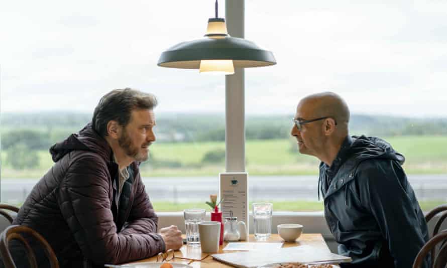 Colin Firth and Stanley Tucci in Supernova.