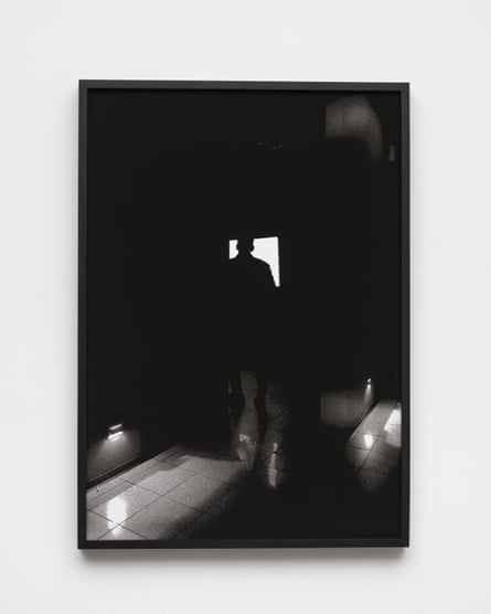 Loitering silhouettes … a photograph from the series Being Alone.