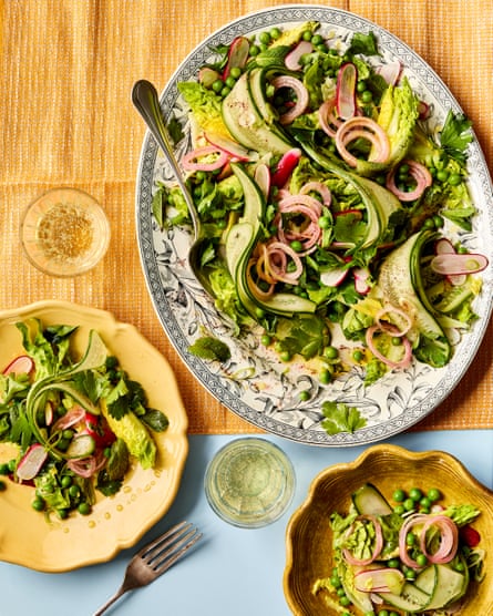 Sami Tamimi’s spring vegetable and sumac salad