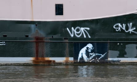 the Grim Reaper paddles past the Thekla